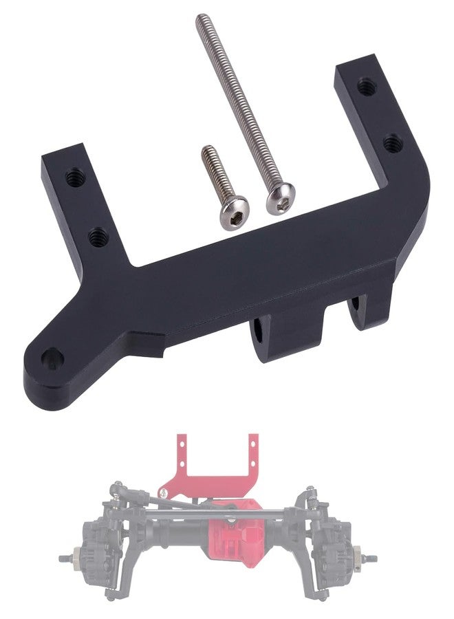 YSKMLOLP TRX4 Servo on Axle Mount, Aluminum TRX4 SOA Mount 4-Link Suspension for 1/10 RC Crawler Car, CNC Aluminum Servo Mount for Traxxas TRX4 (Black) - Image 1